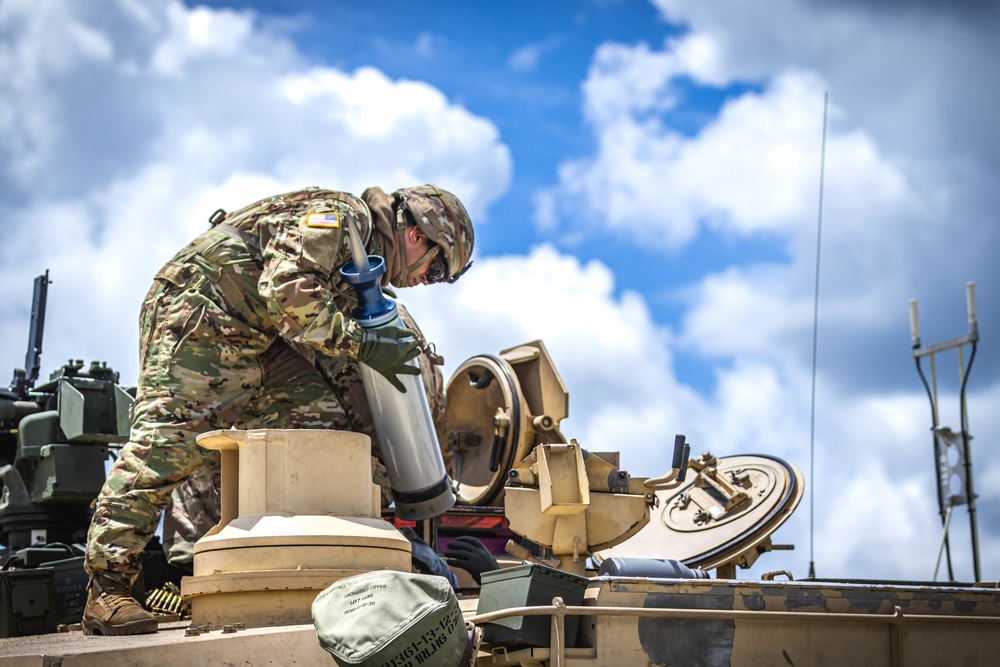 Armor Basic Officer Leader Course Gunnery Training