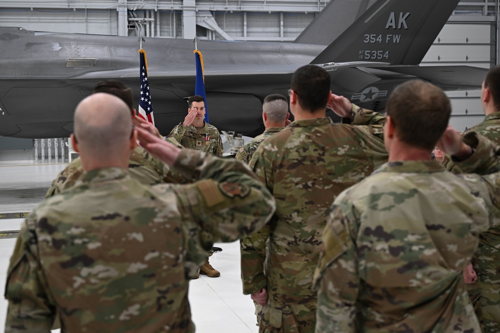 354th CPTS Change of Command