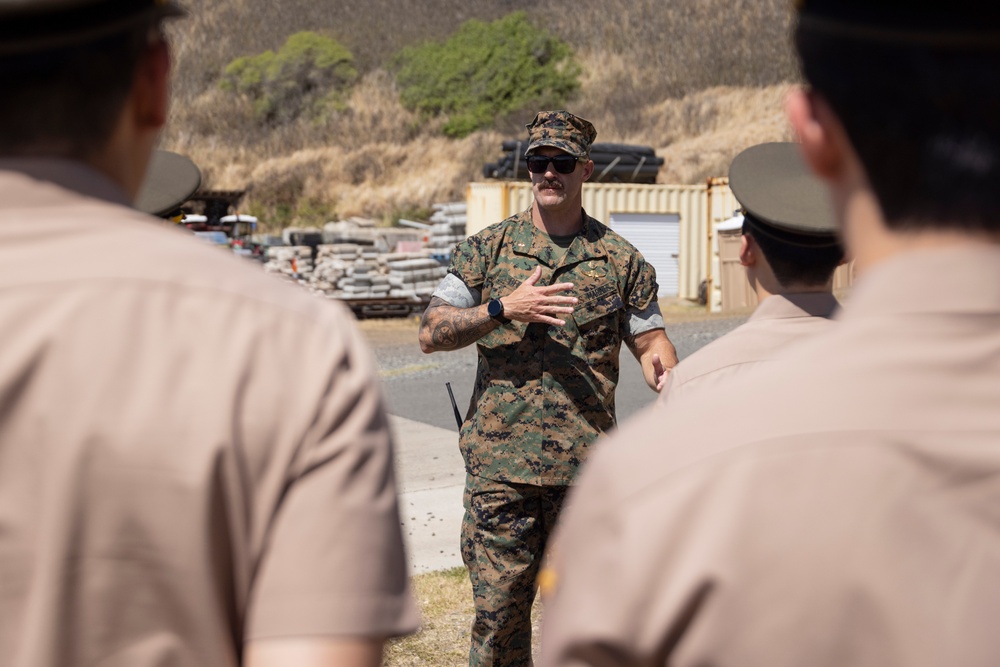 Republic of Korea Danguk University ROTC Students visit MCBH