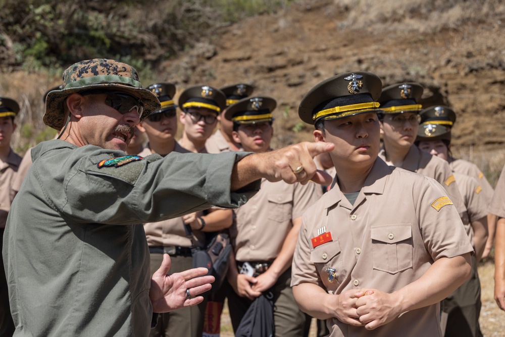 Republic of Korea Danguk University ROTC Students visit MCBH