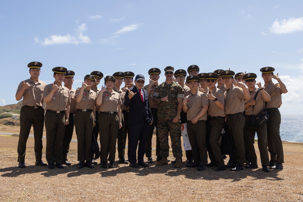 Republic of Korea Danguk University ROTC Students visit MCBH