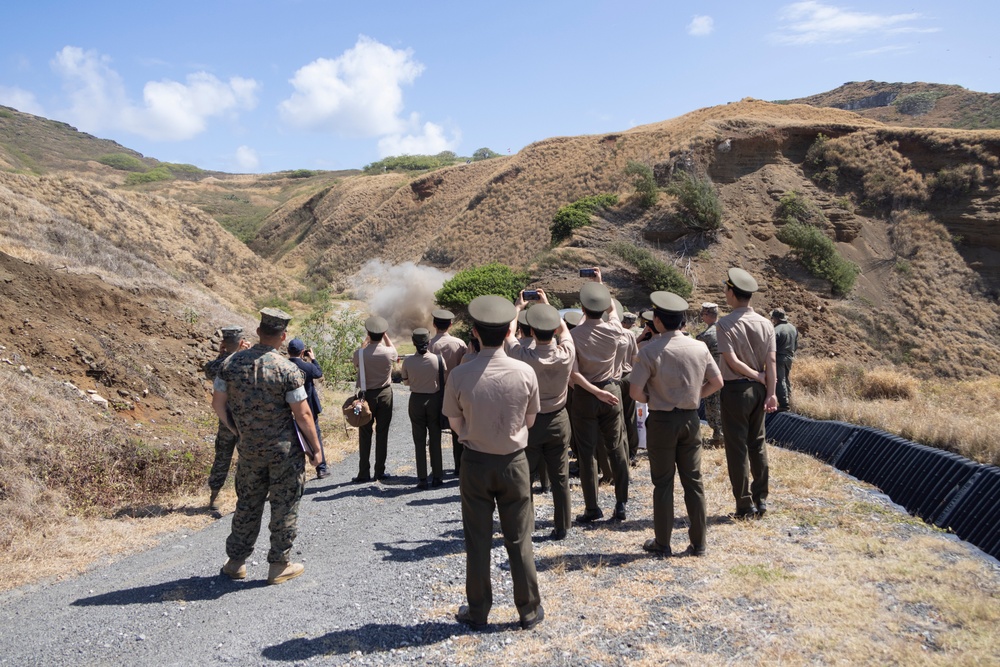 Republic of Korea Danguk University ROTC Students visit MCBH