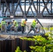 Concrete Pouring at Cleveland West Pier with the Buffalo District