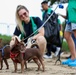 U.S. Navy Sailors clean up litter on a beach in Panama