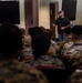 Navy Cross recipient Anthony L. Viggiani speaks to Camp Pendleton Marines
