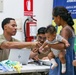 USNS Comfort hospital ship supports local health clinic