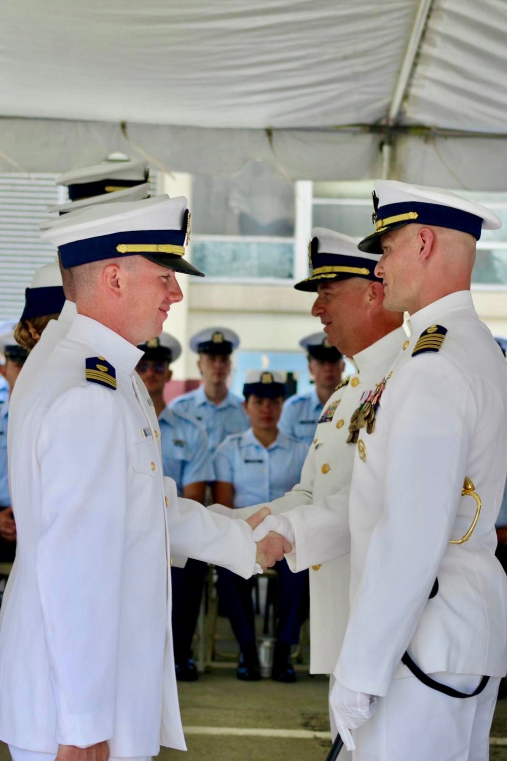 Coast Guard Cutter Kimball holds change of command ceremony