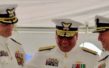 Coast Guard Cutter Kimball holds change of command ceremony