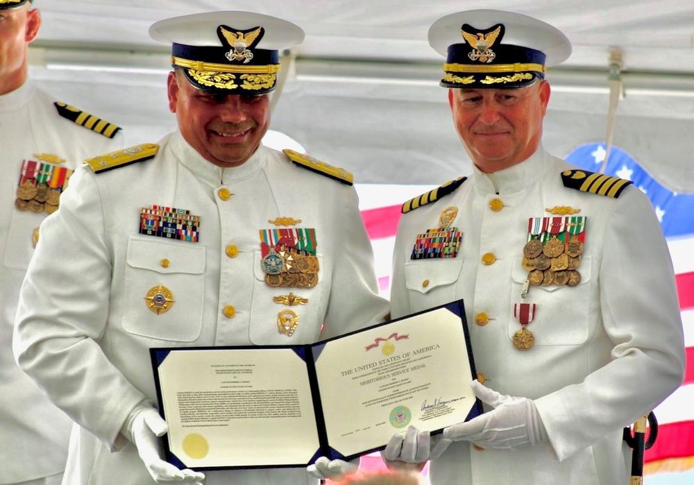 Coast Guard Cutter Kimball holds change of command ceremony