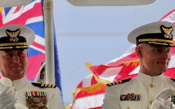 Coast Guard Cutter Kimball holds change of command ceremony