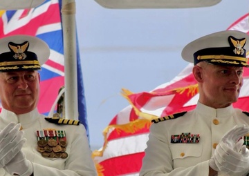 Coast Guard Cutter Kimball holds change of command ceremony