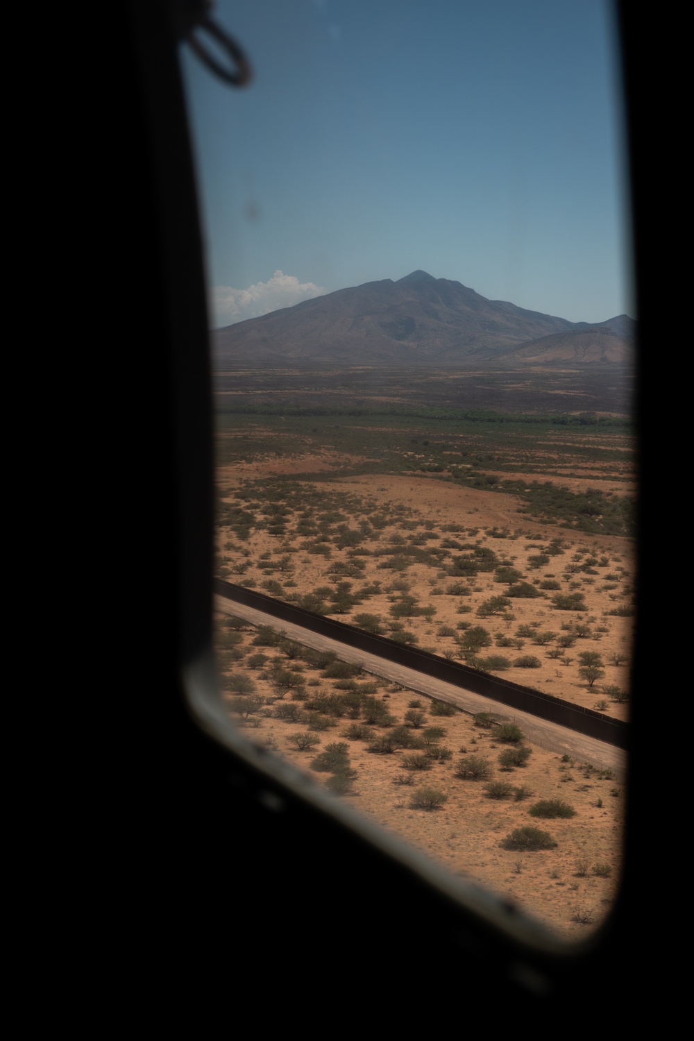 Areial operations conducted along the southern border