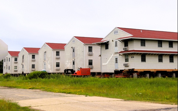 Relocation of World War II-era barracks at Fort McCoy