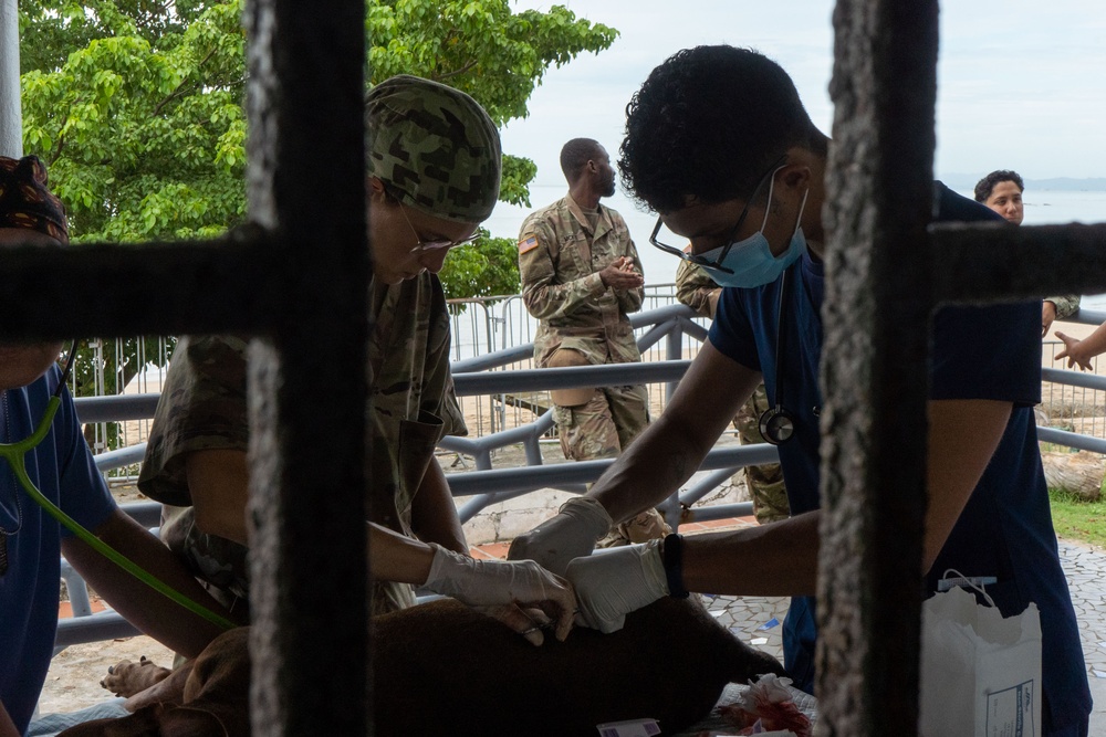 USNS Comfort Vet Site Panama CP25