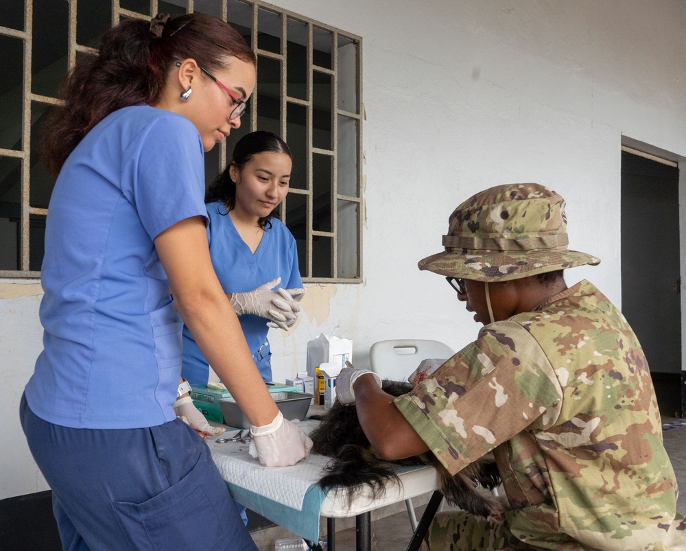 USNS Comfort Vet Site Panama CP25
