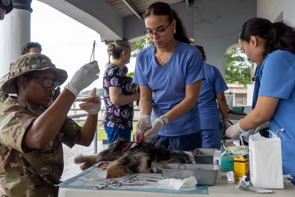 USNS Comfort Vet Site Panama CP25