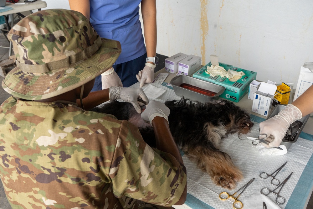 USNS Comfort Vet Site Panama CP25