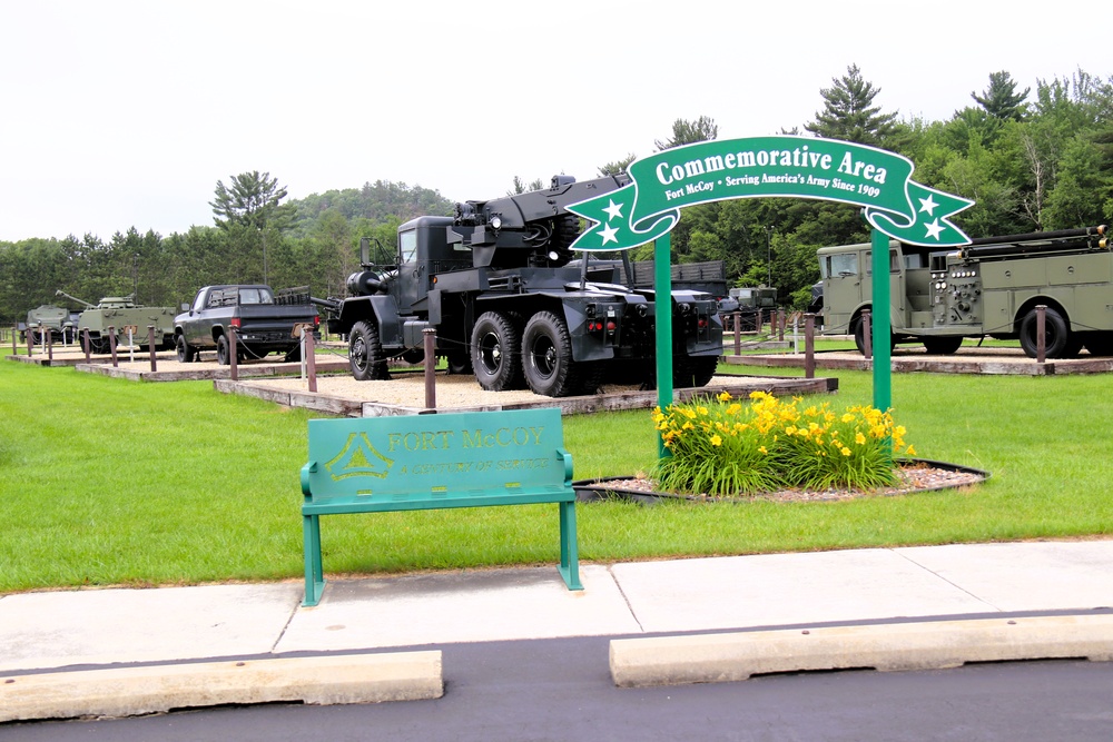 Fort McCoy Commemorative Area scenes 2025