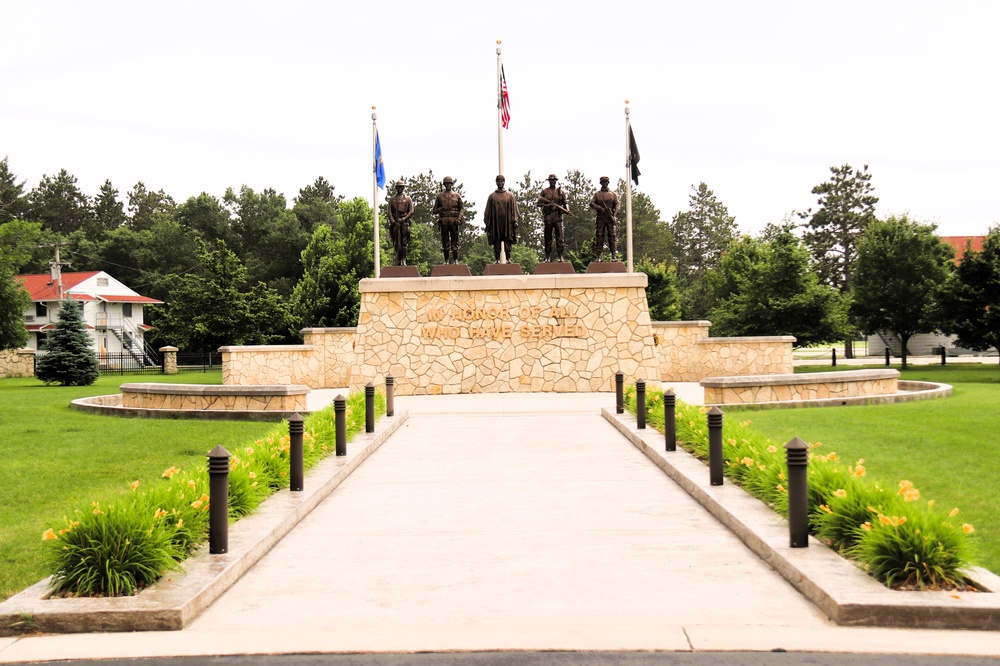 Fort McCoy Commemorative Area scenes 2025