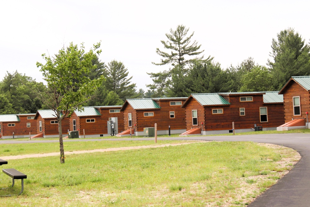 Cabins at Fort McCoy's Pine View Campground