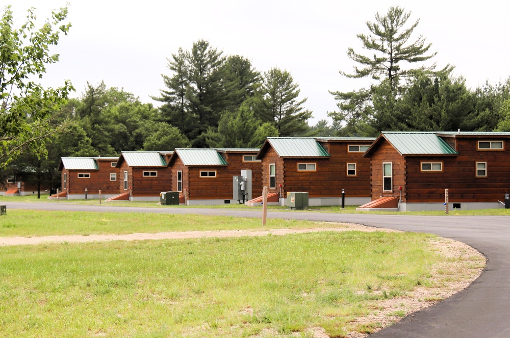 Cabins at Fort McCoy's Pine View Campground