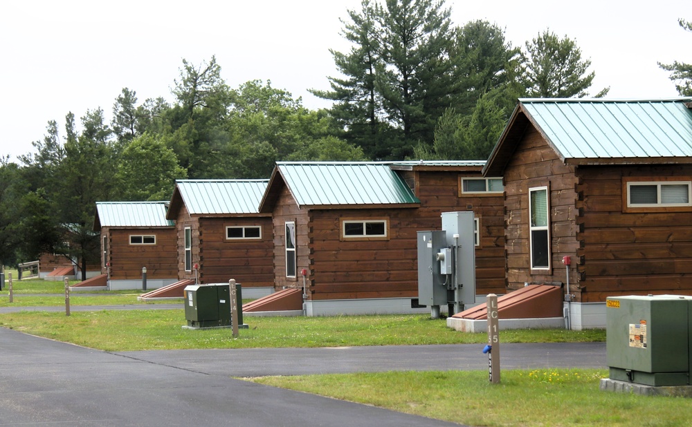 Cabins at Fort McCoy's Pine View Campground