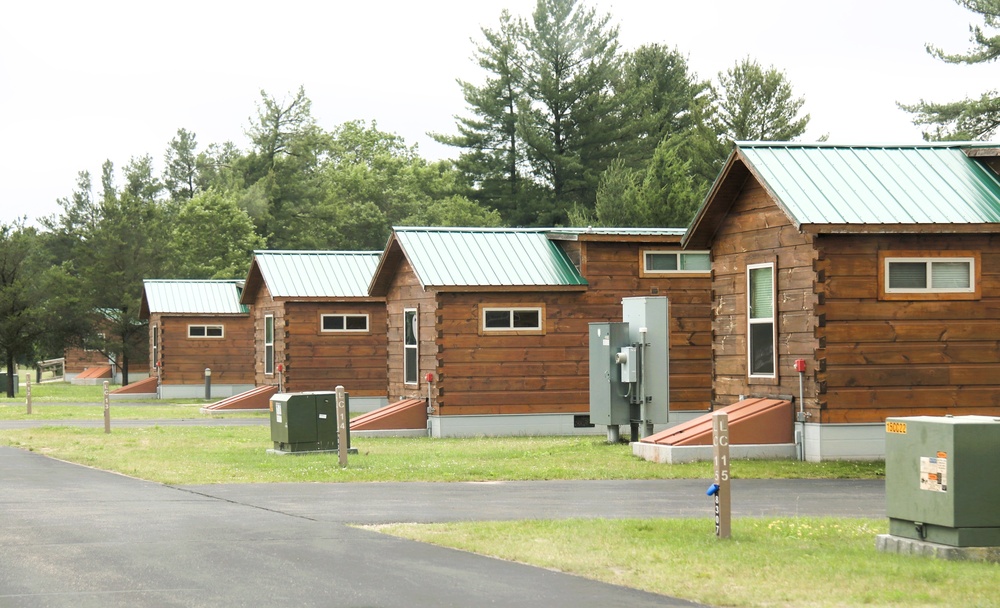 Cabins at Fort McCoy's Pine View Campground