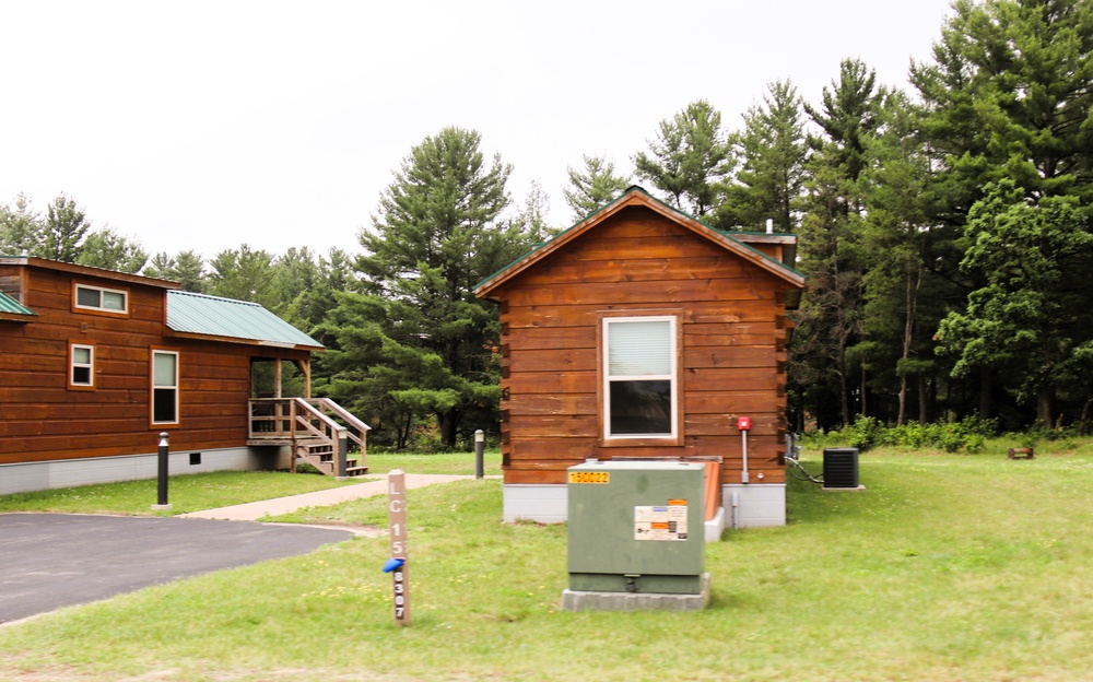 Cabins at Fort McCoy's Pine View Campground