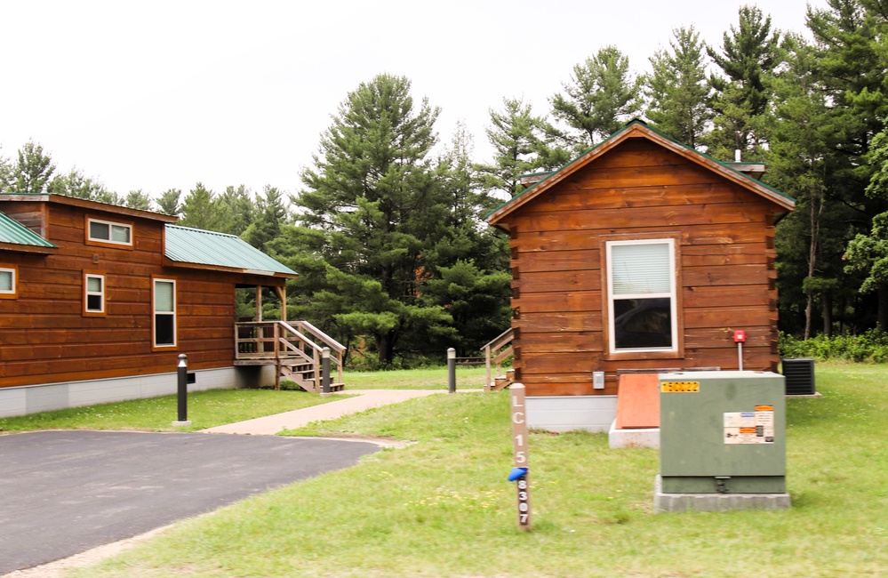Cabins at Fort McCoy's Pine View Campground