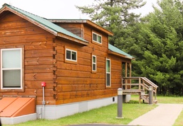 Cabins at Fort McCoy's Pine View Campground