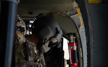 Areial operations conducted along the southern border