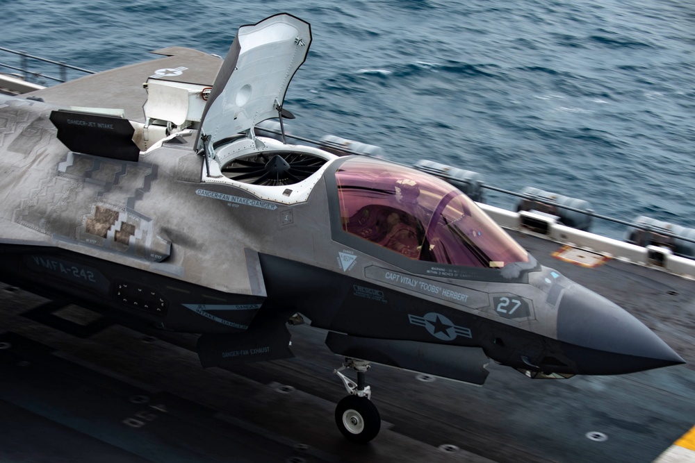 USS America (LHA 6) Conducts Flight Operations