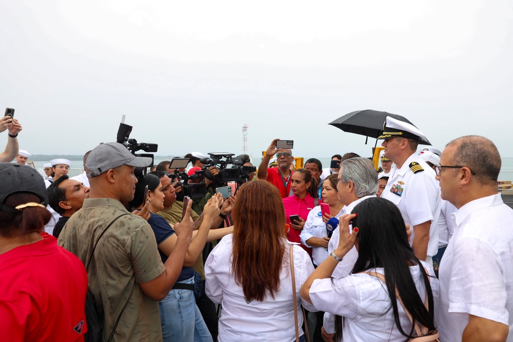 CP25 Media Tours aboard USNS Comfort