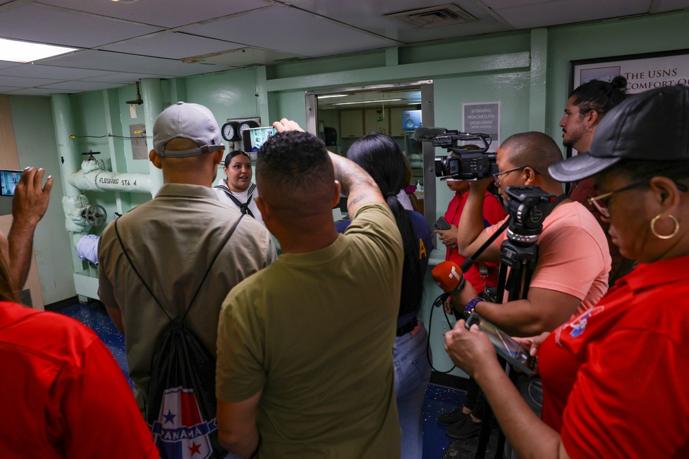 CP25 Media Tours aboard USNS Comfort