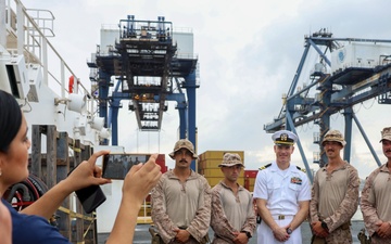 CP25 Media Tours aboard USNS Comfort