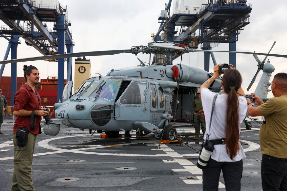 CP25 Media Tours aboard USNS Comfort