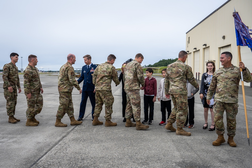 715th Air Mobility Operations Group hosts change of command ceremony