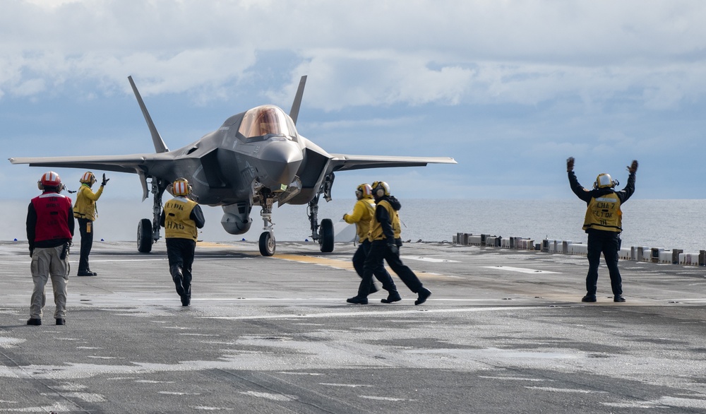 USS America (LHA 6) Conducts Flight Operations