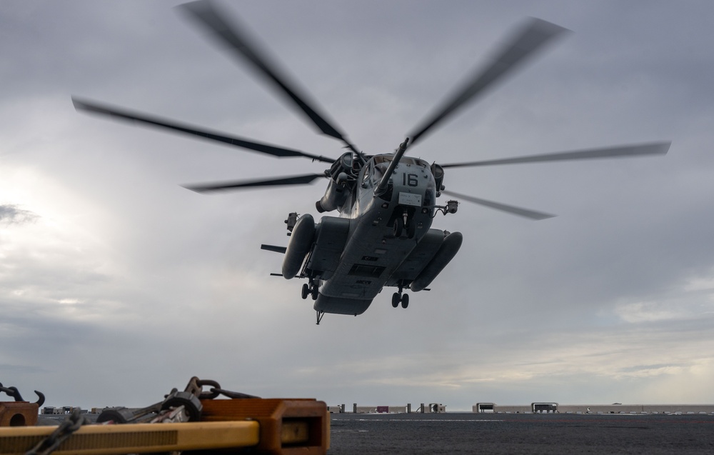 USS America (LHA 6) Conducts Flight Operations