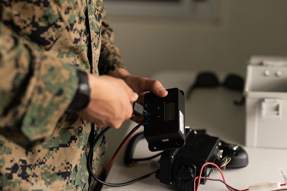 Koa Moana 25 Marines Set up Antenna for Palau NEMO