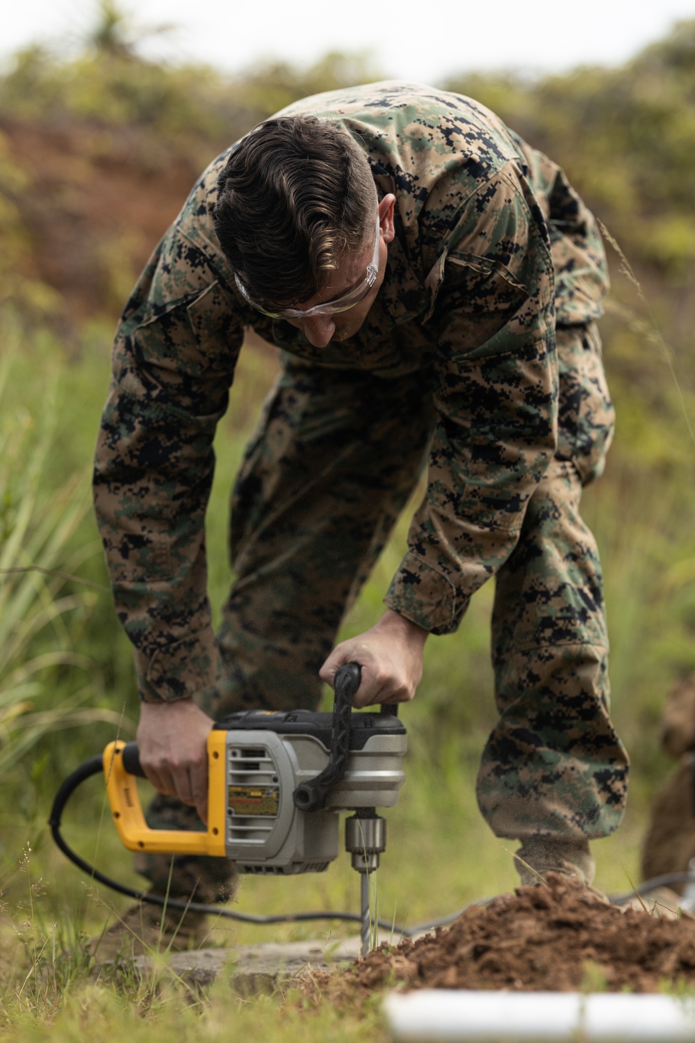 Koa Moana 25 Marines Set up Antenna for Palau NEMO