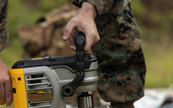 Koa Moana 25 Marines Set up Antenna for Palau NEMO