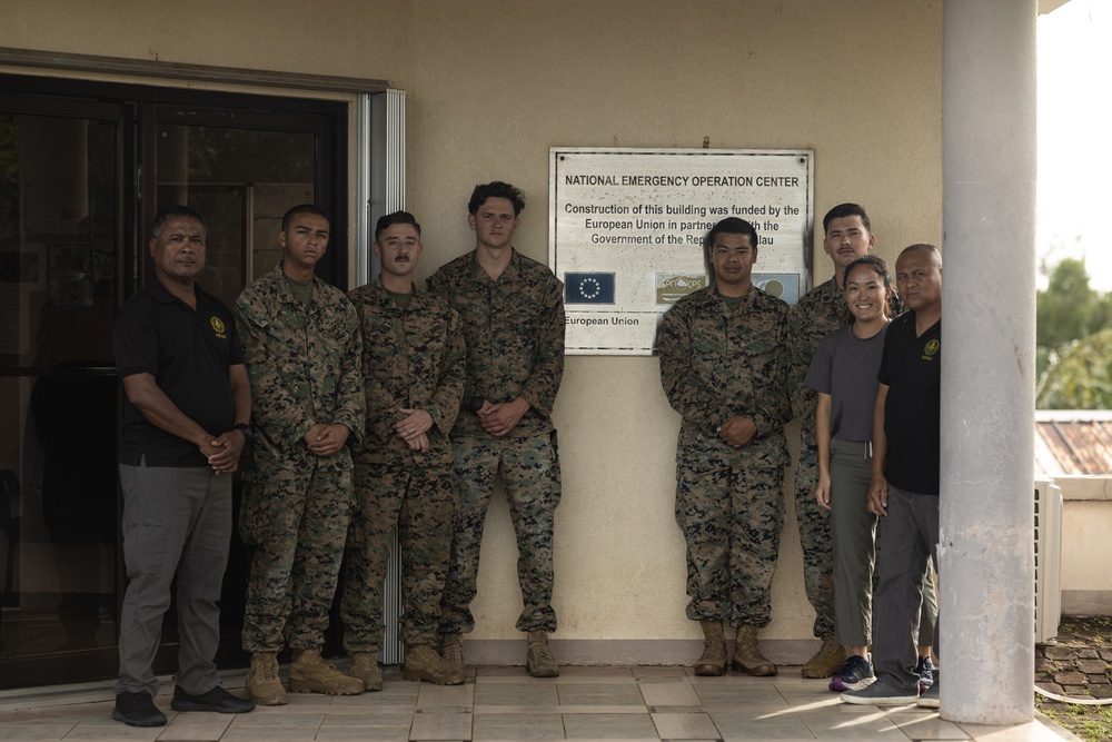 Koa Moana 25 Marines Set up Antenna for Palau NEMO