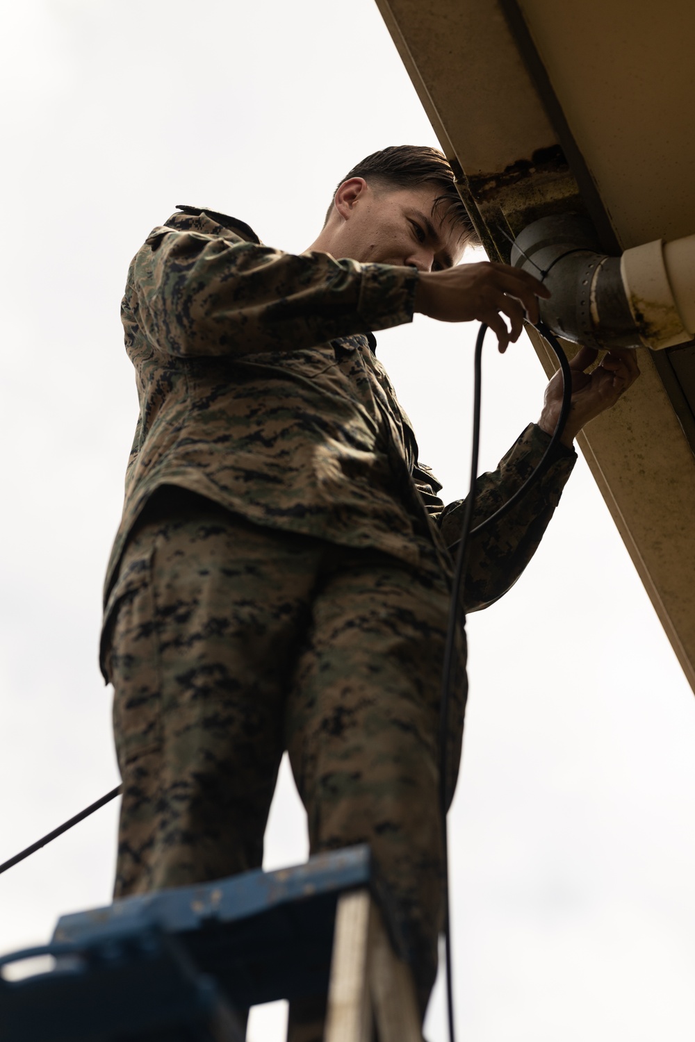 Koa Moana 25 Marines Set up Antenna for Palau NEMO
