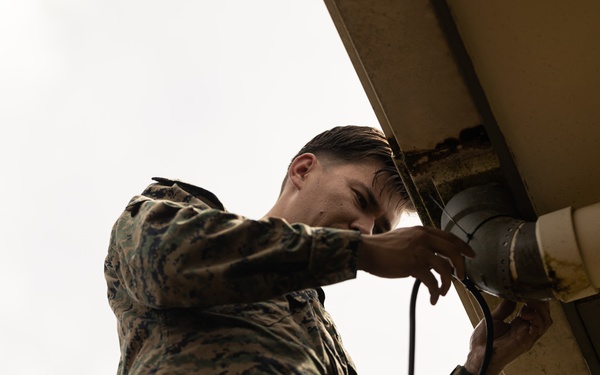 Koa Moana 25 Marines Set up Antenna for Palau NEMO