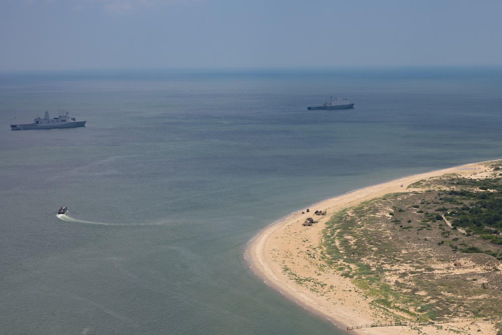 HMLA-269 conducts simulated close air support as part of exercise Atlantic Alliance 25