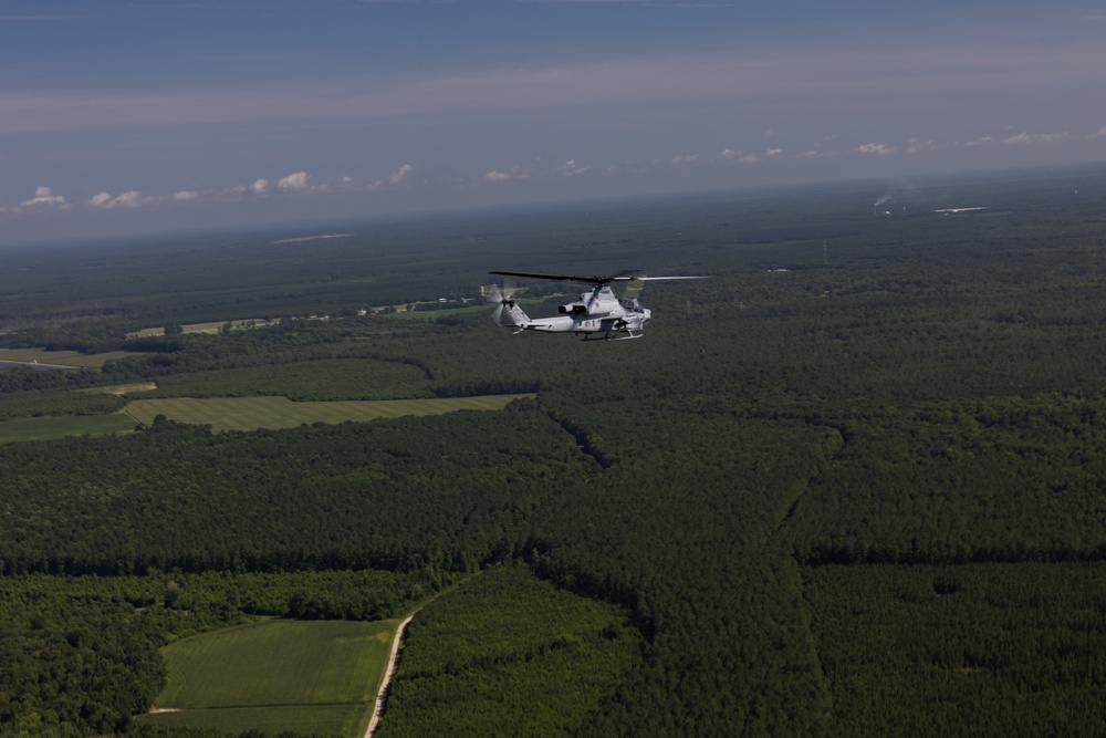 HMLA-269 conducts simulated close air support during Atlantic Alliance 25