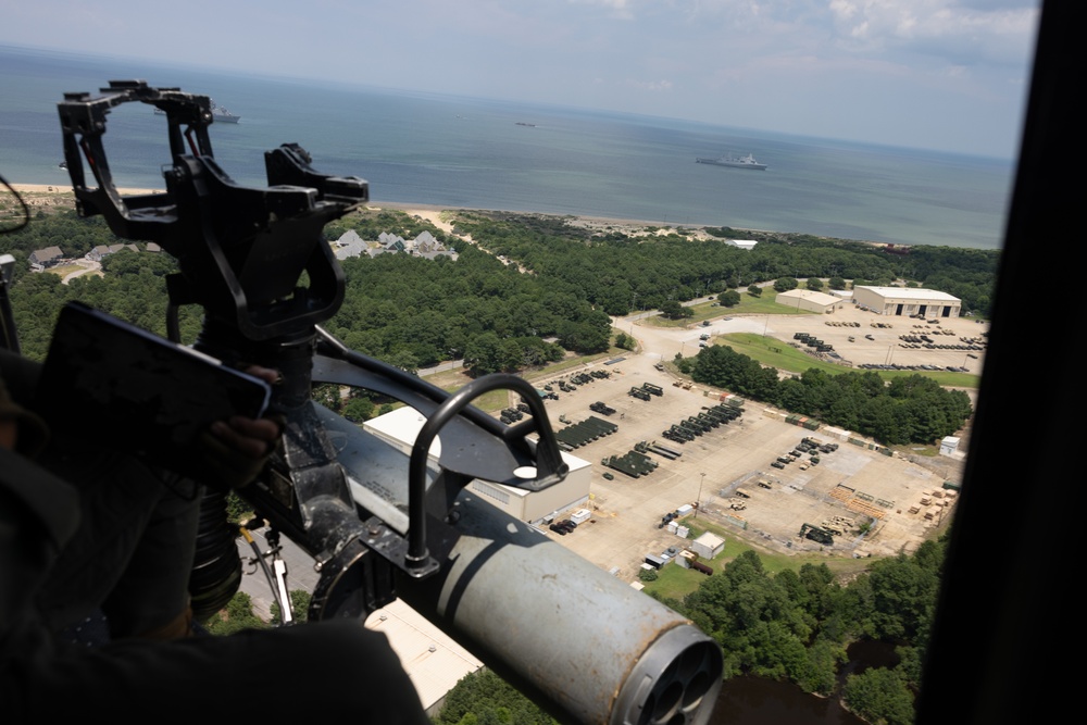 HMLA-269 conducts simulated close air support during Atlantic Alliance 25