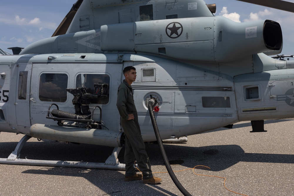 HMLA-269 conducts simulated close air support during Atlantic Alliance 25
