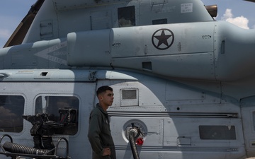 HMLA-269 conducts simulated close air support during Atlantic Alliance 25